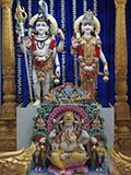 Bhagwan Shri Shankar, Shri Parvatiji and Shri Ganeshji